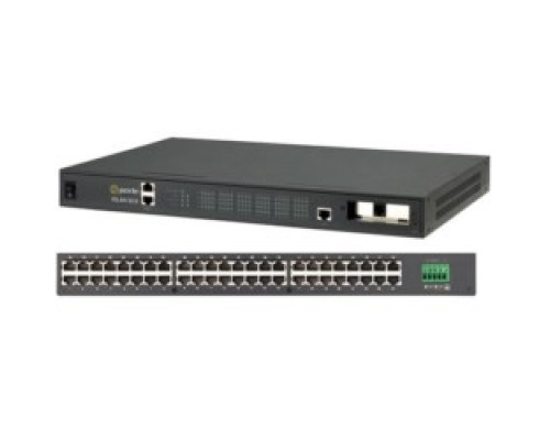 PERLE SYSTEMS  04031414      IOLAN SCS48CM DC Secure Console Server: 48 x RJ45 RS232 ports, Cisco pinout, 48v DC power, EIA232 interface, Dual 10/100/1000Base-T Ethernet, integrated V.92 modem