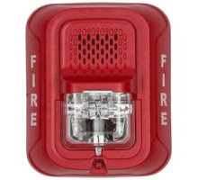 SYSTEM SENSOR  P2RL               Fire Protection Horn Strobe, 2-Wire, Wall Mount, 8 to 17.5/16 to 33 Volt, 18 to 12 AWG, 5.6