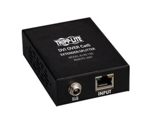 TRIPP LITE  B140-1A0  B140-1A0      DVI over Cat5/Cat6 Active Extender, Box-Style Remote Video Receiver, 1920x1080 at 60Hz, Up to 200-ft., TAA