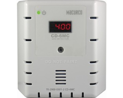 MACURCO GAS DETECTION  70-2900-0301-2               White Housing-carbon Dioxide CO2 Fixed Gas Detector and Controller, Manual Calibration Only