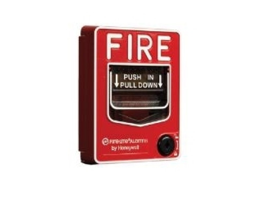 FIRELITE - HONEYWELL FIRE SYST  BG-12L               Dual Action Station, Red, Terminal Block, Key Lock