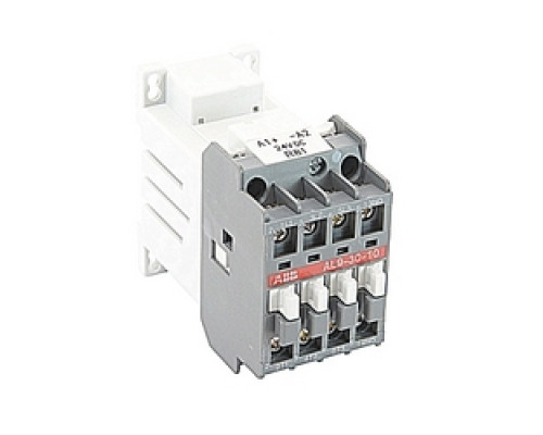 ABB  AL9-30-10-81      AC Nonreversing IEC Contactors 3-P N/O, 24 V DC Coil, 9A Aux Cont: 1NO