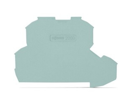 WAGO CORPORATION  2000-2291      END AND INTERMEDIATE PLATE 0.7 MM THICK