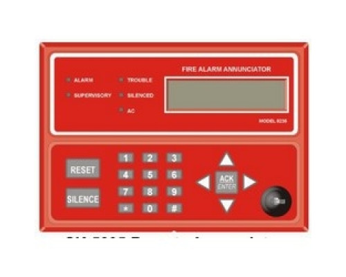SILENT KNIGHT - HONEYWELL FIRE  SK5235      Fire Alarm Remote Annunciator, 2-Line 16-Character LCD, 24 VDC, 30 Milliampere Standby, 50 Milliampere Alarm, 7-3/16