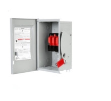 SIEMENS  US2: GNF322      Safety Switch, Low Voltage, Non-Fused, General Duty, 240 Volt AC/250 Volt DC, 60A, 15 HP at 3 Phase, 3 Wire, 2/3 Pole, NEMA 1, For Indoor