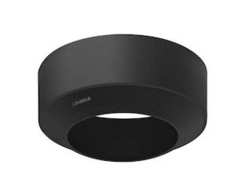 HANWHA VISION  SBC-160B      Black Skin Cover For Indoor X-plus Series Domes XND-6081xx, XND-8081xx, XND-9082RV/8082RV QTY Of 3