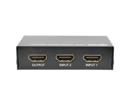 TRIPP LITE  B119-002-UHD      2-Port HDMI Switch with Remote Control - 4K @ 60 Hz, 4:4:4, HDR, 3D, HDCP 2.2, EDID