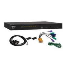 TRIPP LITE  B022-U08      NetDirector 8-Port 1U Rack-Mount KVM Switch