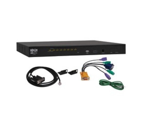 TRIPP LITE  B022-U08      NetDirector 8-Port 1U Rack-Mount KVM Switch