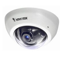 VIVOTEK  FD8166A-F2-B      Network Camera, Fixed Dome, Ultra Mini, WDR, 3DNR, Indoor, H.264/MJPEG, 1920 x 1080 Resolution, F1.8 Fixed Focal 2.8 MM Lens, 256 MB RAM/128 MB Flash, 3 Watt, PoE