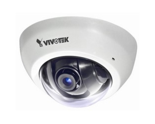 VIVOTEK  FD8166A-F2-B      Network Camera, Fixed Dome, Ultra Mini, WDR, 3DNR, Indoor, H.264/MJPEG, 1920 x 1080 Resolution, F1.8 Fixed Focal 2.8 MM Lens, 256 MB RAM/128 MB Flash, 3 Watt, PoE