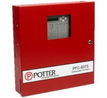 POTTER ELECTRIC  3006457  PFC-6075      Fire Alarm Control Panel, 75 Analog/Addressable Point, 3A at 120 VAC, 2A at 240 VAC, 50/60 Hertz, 16