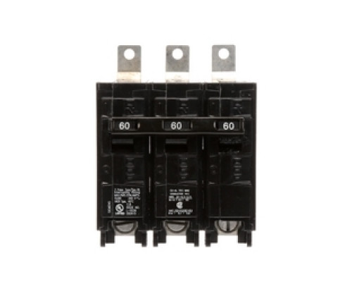 SIEMENS  US2:B360      Molded Case Circuit Breaker, Common Trip, Thermal Magnetic, Low Voltage, Panelboard Mount, 3 Pole, 240 Volt AC, 60A, 10 kA Interrupting Rating