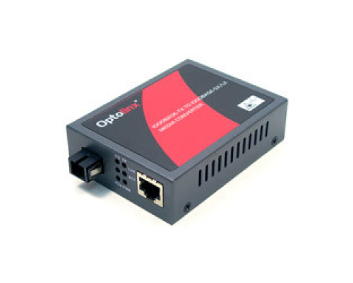 ANTAIRA TECHNOLOGIES LLC FCU-3002A-WB-S1   10/100/1000TX To 1000LX Single Fiber WDM-B , Single-Mode 10KM, TX1550nm - RX1310nm