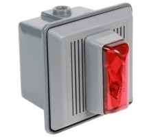 EDWARDS SIGNALING  867STRA-AQ               Electronic Horn/Strobe, Indoor, Surface Mount, 90 Candela, 24 Volt AC/DC, 0.39 Ampere Strobe, 0.072 Ampere Horn, Amber Lens, 5.5