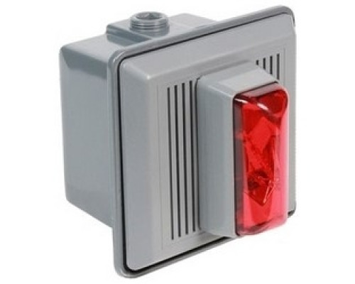 EDWARDS SIGNALING  867STRA-AQ               Electronic Horn/Strobe, Indoor, Surface Mount, 90 Candela, 24 Volt AC/DC, 0.39 Ampere Strobe, 0.072 Ampere Horn, Amber Lens, 5.5