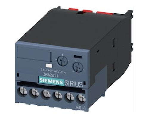 SIEMENS  3RA28111CW10  3206900      TIMING RELAY MOD SS 24-240VUC 100S SCREW