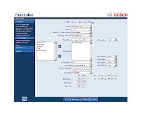 BOSCH COMMUNICATIONS  PRS-SW      Installation Software