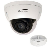 SPECO TECHNOLOGIES  O3VLD1      IP Camera, Dome, Day/Night, H.264/MJPEG, 2304 x 1296 Resolution, Fixed 2.8 MM Lens, 12 VDC 4 Watt, PoE, With Junction Box