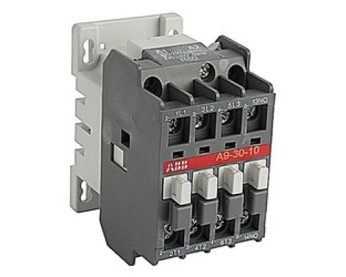 ABB  A9-30-10-80      A9 Contactor, 3 NO Power, 1 NO Aux, 120 V AC, AC operated, UL rated
