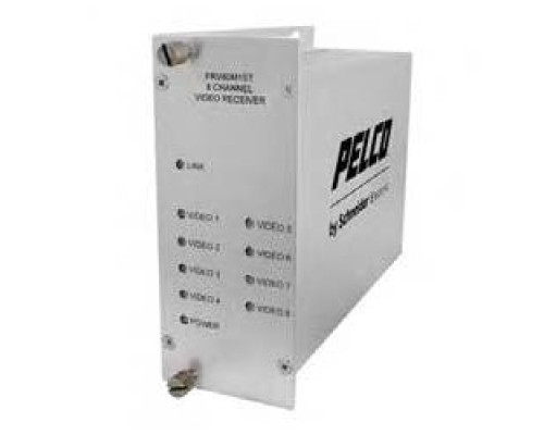 PELCO  FTV80M1ST      8 Channel 10-bit Digital Video Multiplexer TX Multimode ST Connector