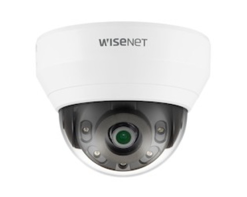 HANWHA VISION  QND-7012R               IR indoor dome 4MP @30fps 2.8mm fixed lens, H.265/H.264 120dB WDR