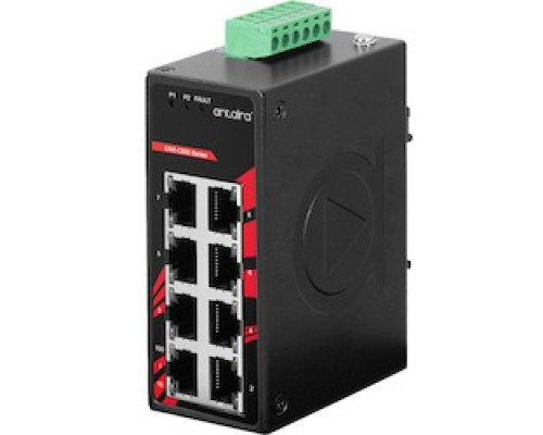 ANTAIRA TECHNOLOGIES LLC  LNX-C800      8-Port Industrial Compact Unmanaged Ethernet Switch, w/8 10/100Tx