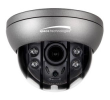 SPECO TECHNOLOGIES  O4FD5M      Dome Camera, Flexible, IP, IR, WDR, Day/Night, H.265, 2592 x 1520 Resolution, Motorized 2.8 to 12 MM Lens, 12 Volt DC 6 Watt, PoE