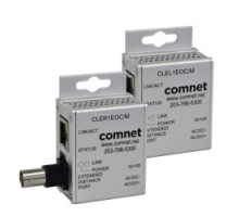 COMNET COMMUNICATION NETWORKS  CLEK11EOC      Ethernet Over Coaxial Extender Remote Unit, Point-To-Point, Mini, 10/100 Mbps, RJ45/BNC Connector, 12 Volt DC, 1.5 Watt, 2.3