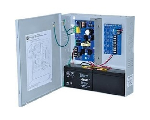ALTRONIX  SMP3PMP4CB      Power Supply Charger, 4 PTC Outputs, 12/24VDC @ 2.5A, 115/220VAC, Supervision, BC300 Enclosure