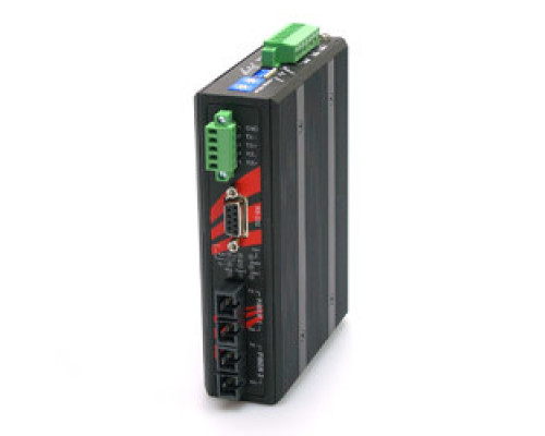 ANTAIRA TECHNOLOGIES LLC  STF-502C-TM02      Industrial RS-232/422/485 To Dual Fiber Ports Converter, 2.5KV Isolation, Multimode 2KM, ST Connector, 0C - 60C