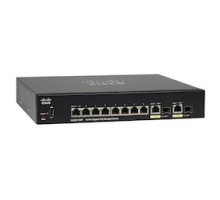 CISCO  SG35010MPK9NA      Managed Switch, Gigabit Ethernet, 10-port, 100 To 240 Volt AC, 2 Ampere, 124 Watt, 14.8 Mpps, 20 Gbps, 6.3