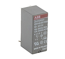 ABB  1SVR405598R0800  CR-SJB20-RED      Relay, 1 C/O Contact, 250V, 8A, Control Voltage: 24 V DC