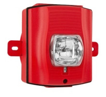 SYSTEM SENSOR  SRHK-P               Strobe, High-candela, Outdoor, Wall Mount, with Backbox, Red, Plain