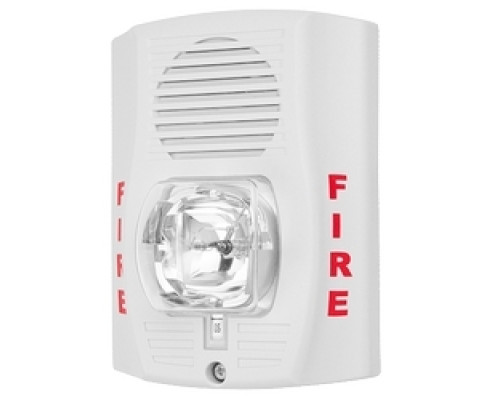 SYSTEM SENSOR  P2WH-LF               Sounder Strobe, Low Frequency, 2-wire, 24 Volt, High-candela, Indoor, Wall Mount, White