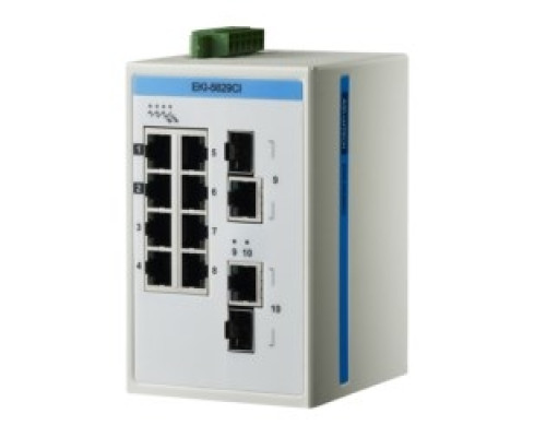 ADVANTECH  EKI-5629CI-AE      Industrial Ethernet Switch, 8x10/100Mbps Ports