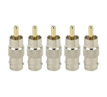 LIBERTY SECURITY LBNCFTORCAM5PK        BNC FEMALE TO RCA MALE  ADAPTER 75 OHM - 5 PACK