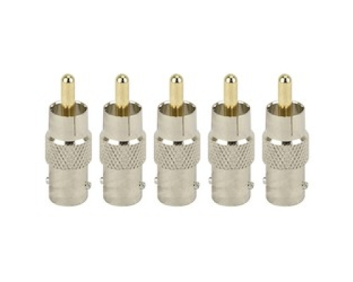 LIBERTY SECURITY LBNCFTORCAM5PK        BNC FEMALE TO RCA MALE  ADAPTER 75 OHM - 5 PACK