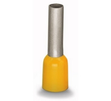 WAGO CORPORATION  216-208      6.0MM FERRULE, 10 AWG, YELLOW INSULATED COPPER TIN