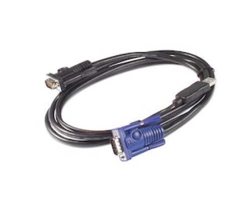APC BY SCHNEIDER ELECTRIC AP5261   APC KVM USB Cable - 25 ft 7.6 m KVM cable Black