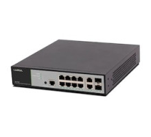LUXUL WIRELESS  XMS-1208P      12-port/8 PoE+ Gigabit Managed Switch