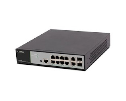 LUXUL WIRELESS  XMS-1208P      12-port/8 PoE+ Gigabit Managed Switch