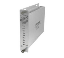 COMNET COMMUNICATION NETWORKS  FDC8NLRS1      8 Channel Contact Closure Receiver, Non-Latching, sm, 1 fiber