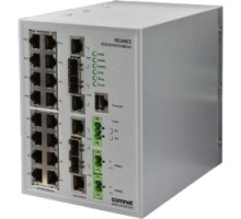 COMNET COMMUNICATION NETWORKS  RLGE20FX4TX16MS/LV      Substation-Rated 20-Port All-Gigabit Managed Switch, Dual Redundant Low Voltage PSU Inputs