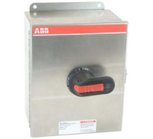 ABB  EOT100U3S4-P      3 pole, 100 amps rated at 600 V AC, UL 98, enclosed non-fusible disconnect switch in a UL/NEMA 4X stainless enclosure