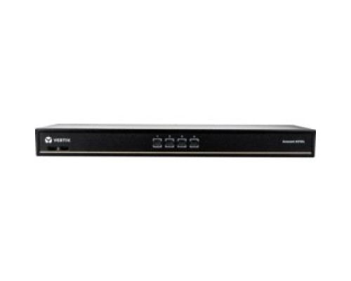 VERTIV  AV104-400      Avocent AV104 4-Port Single-User Analog KVM Switch - Desktop/1U Rackmount