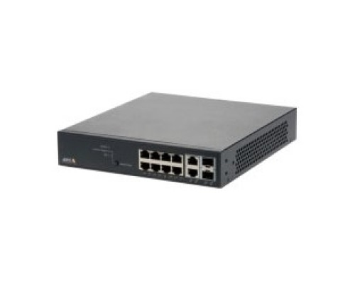 AXIS COMMUNICATIONS 01191-004 T8508 POE+ NETWORK SWITCH       Network Switch, 8-Channel, RJ45 10Base-T/100Base-TX/1000Base-T Uplink 8x PoE, RJ45/SFP 100Base-TX/1000Base-T 2x Combination, 100 to 240V AC, 130W, Metal, Black, US