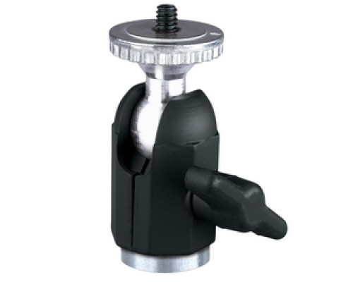 PANAVISE  851-00      Knuckle with Male & Female 1/4- 20 Threads - Knob & Set Screw Adj. - Black