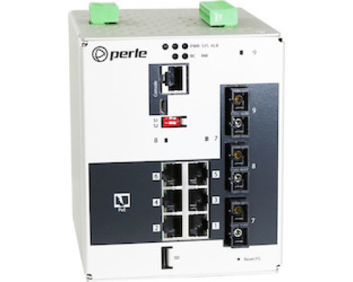 PERLE SYSTEMS  07016830      IDS-509F3PP6-C2SD40-SD120 Industrial Managed Switch