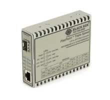 BLACK BOX NETWORK SERVICES LMC1017A-SFP   Gigabit Ethernet 1000-Mbps Media Converter - 10/100/1000-Mbps Copper to 1000-Mbps Fiber SFP
